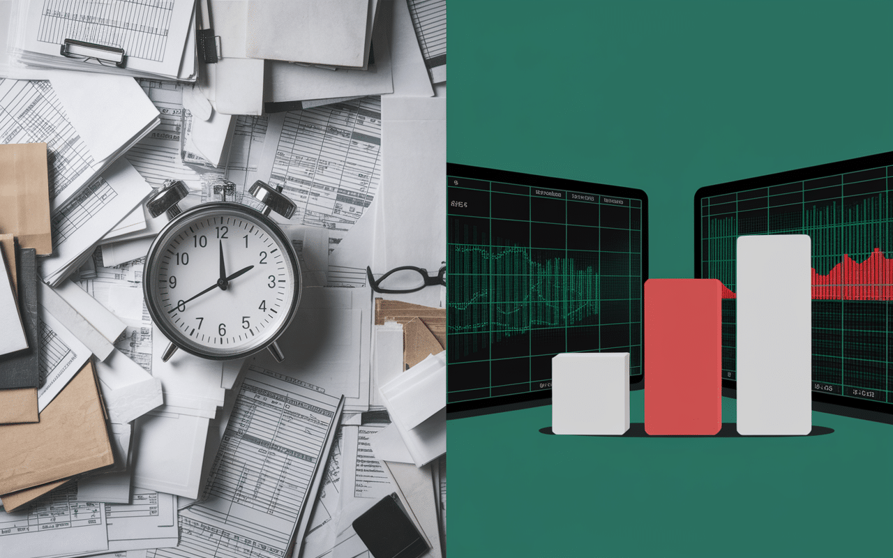 Comparaison avant apres sy by cegedim gain productivite