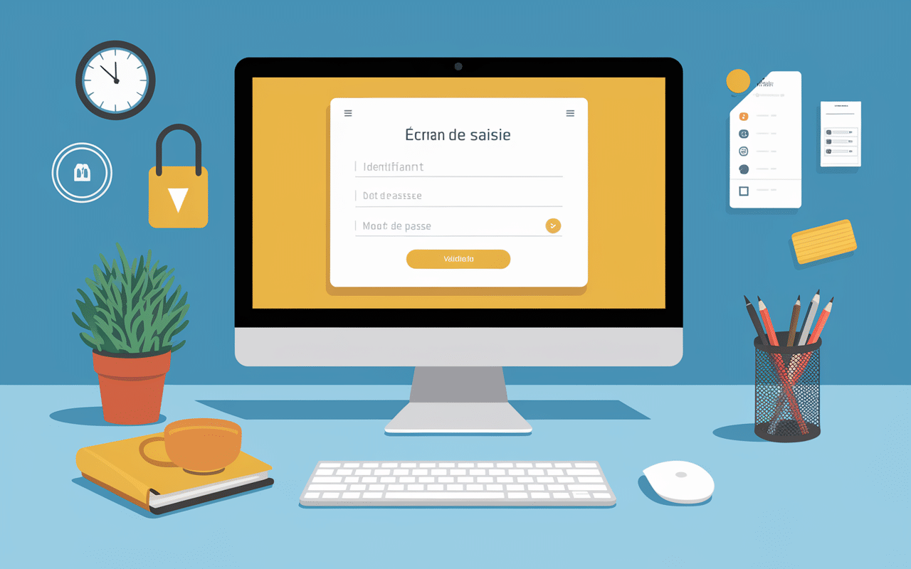 Page de connexion du portail métier Rouen