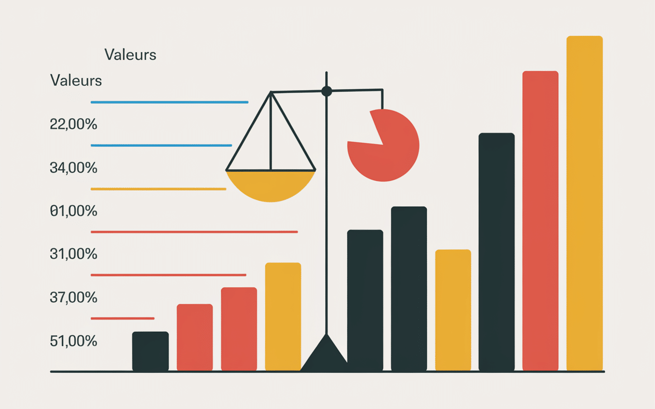 Tableau de calculateur moyenne pondérée avec coefficients