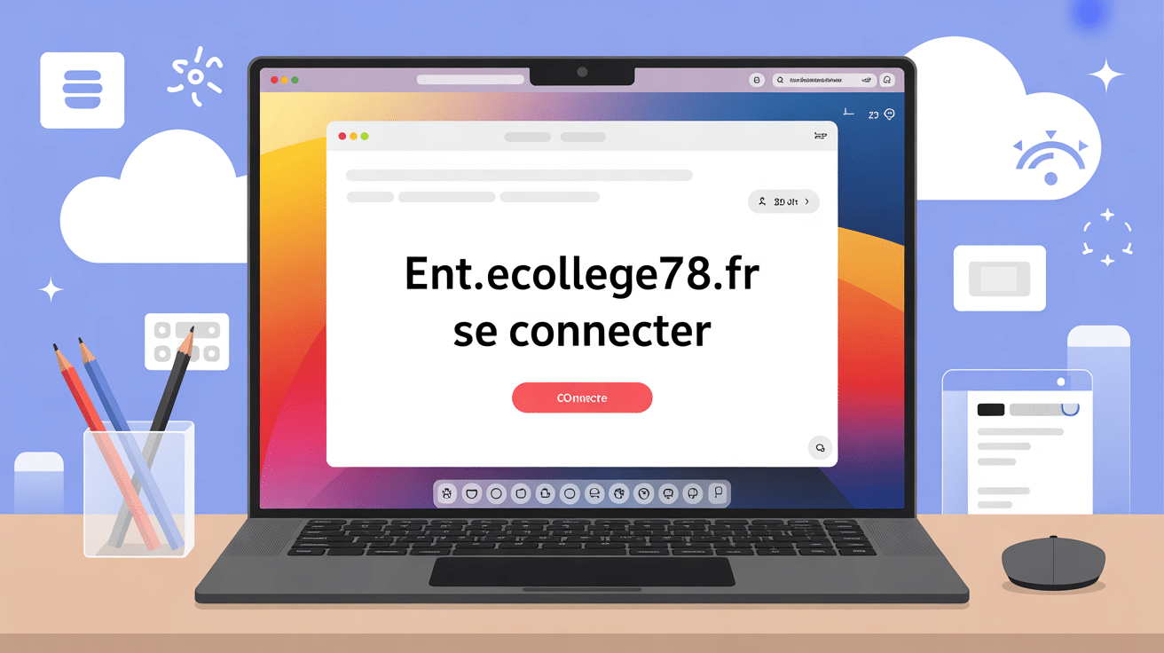 Interface de connexion pour ent.ecollege78.fr