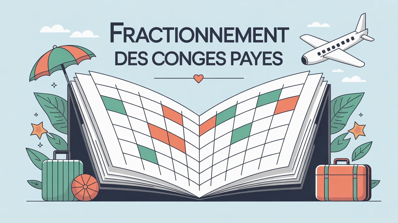 Calendrier et pictogrammes de fractionnement