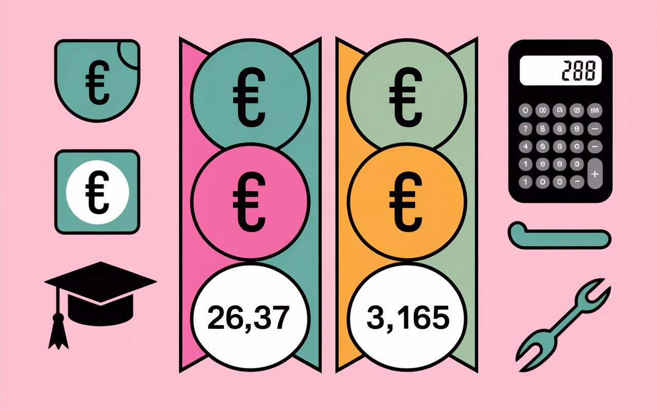 Infographie SMIC Luxembourg qualifié et non-qualifié