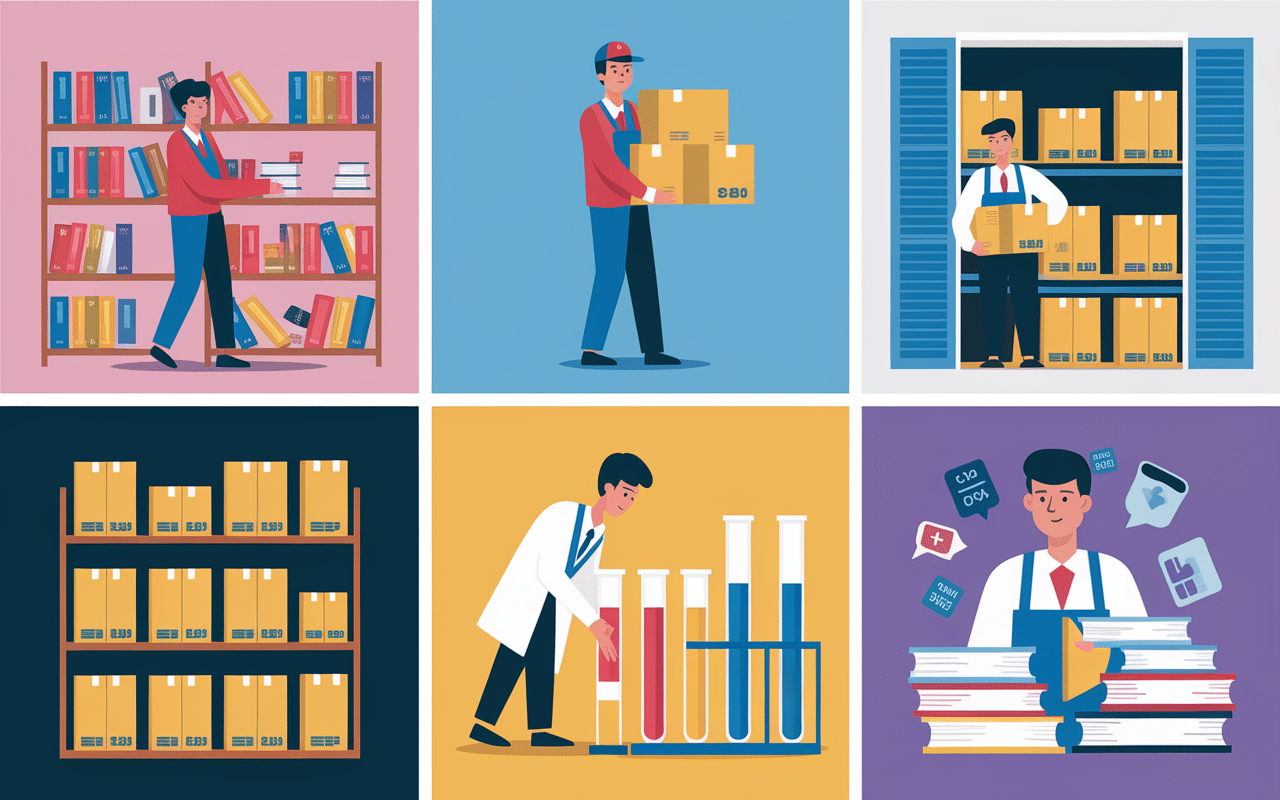 Illustration de métiers en L populaires