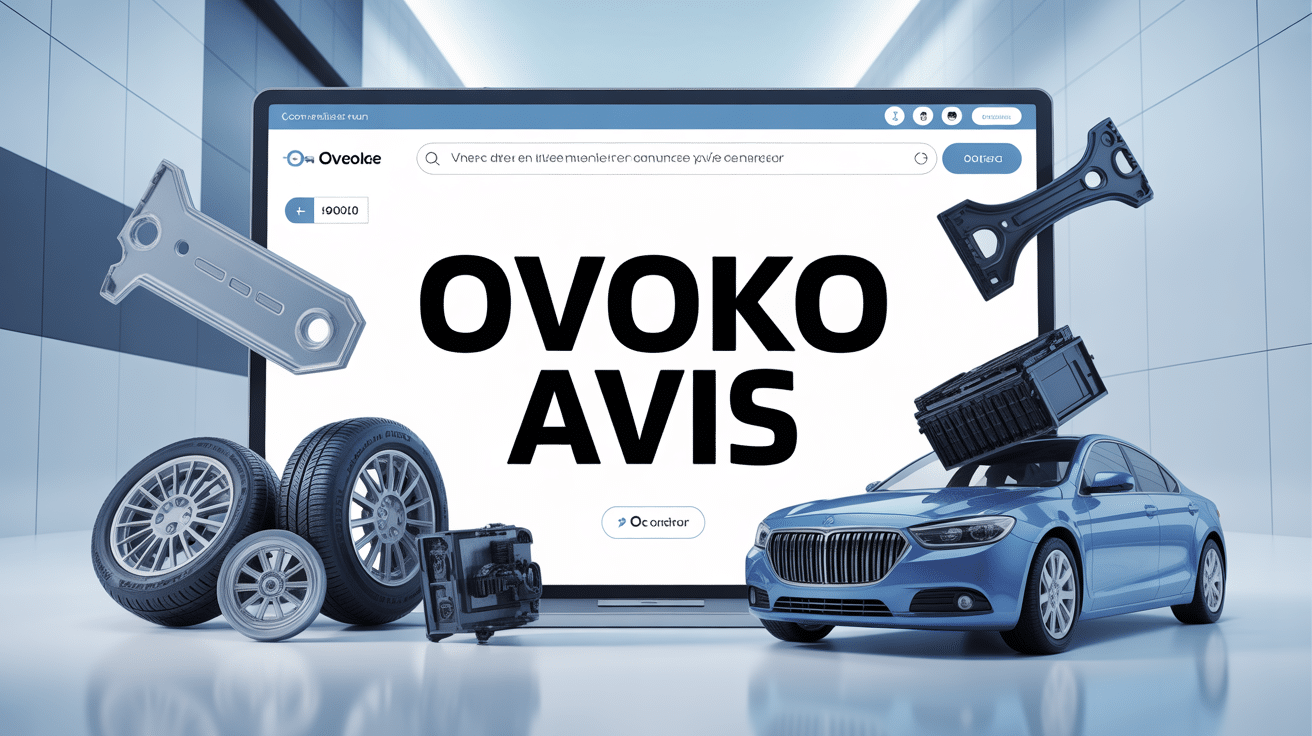 Interface en ligne de pièces auto Ovoko