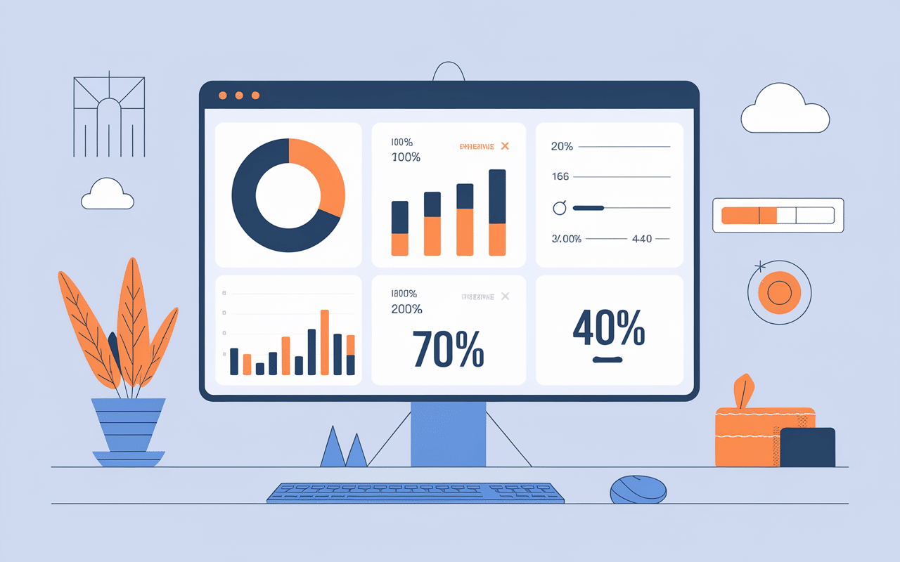 Tableau de bord ConnexaFlow avec graphiques et indicateurs