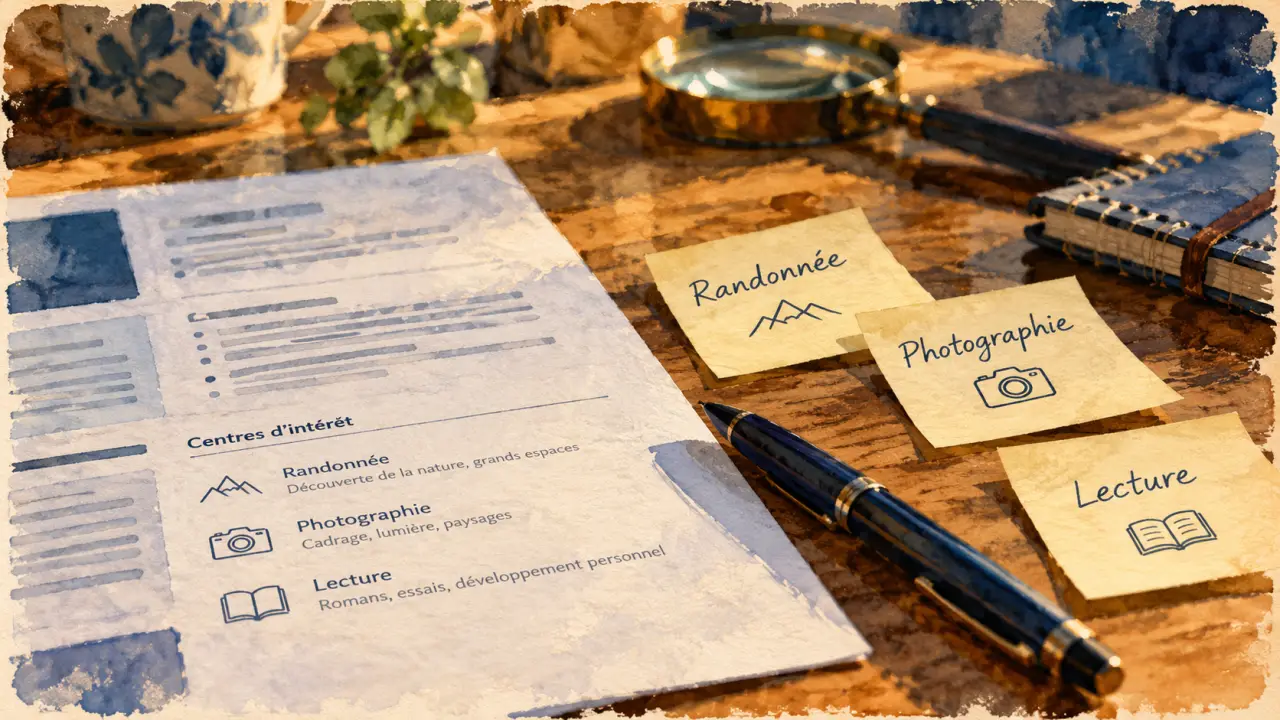 Centre d intérêt cv : exemples précis sur un CV